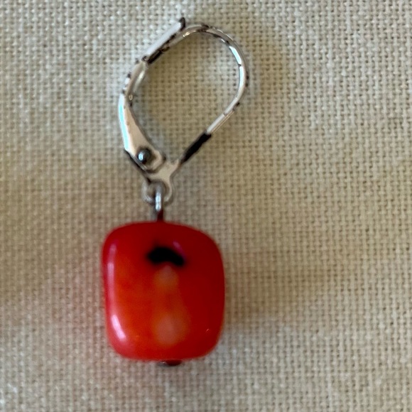 Coral Dangle Earrings - Picture 5 of 16